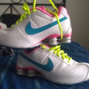 Pink,blue and nieon greee size 5 youth brand new ,